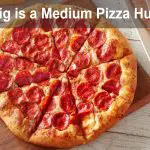 How Big is a Medium Pizza Hut Pizza