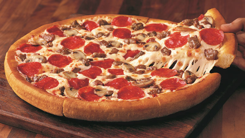 How Big is a Medium Domino's Pizza