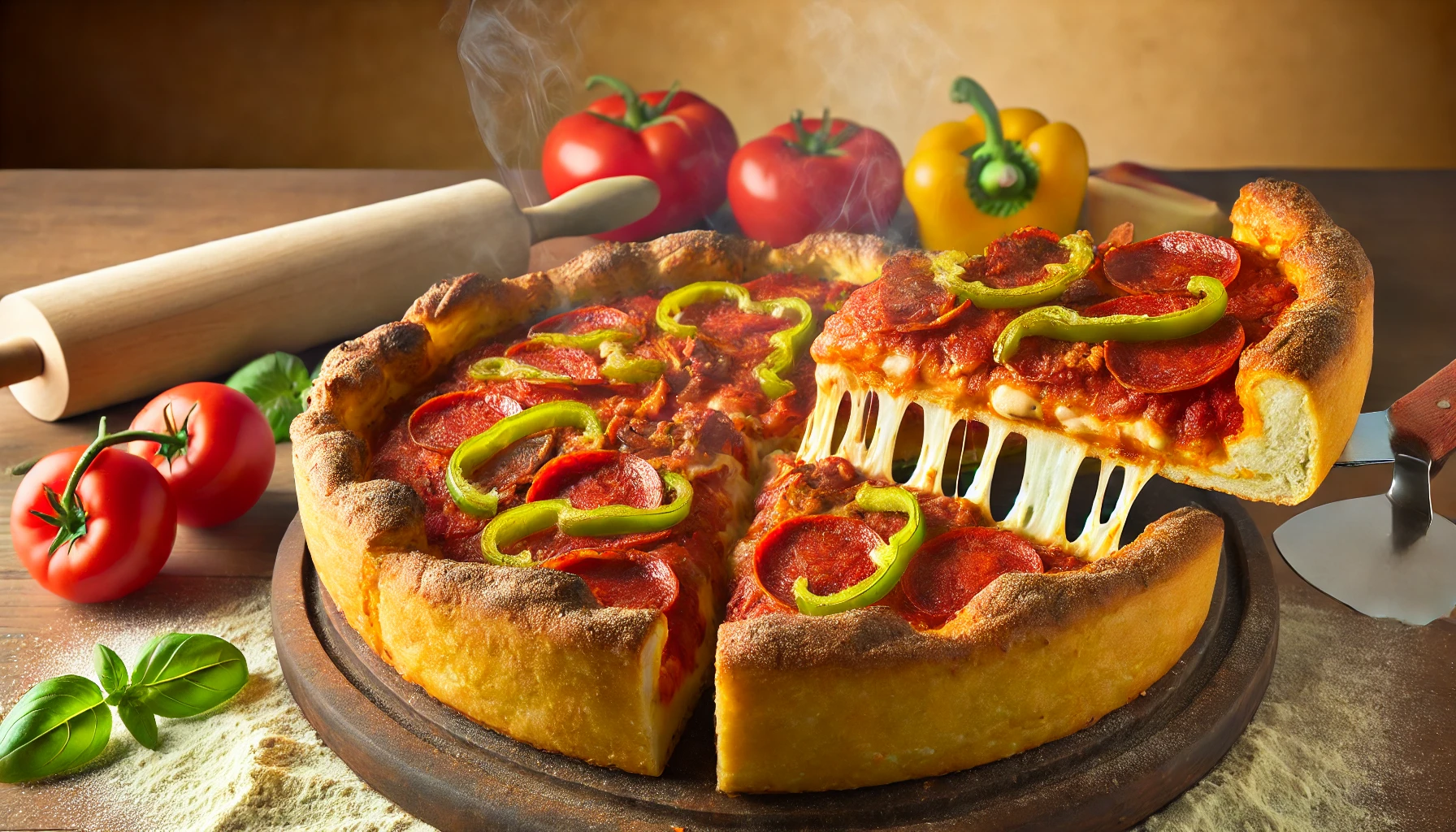 Deep Dish Pizza Recipe